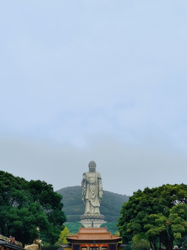 灵山大佛远景