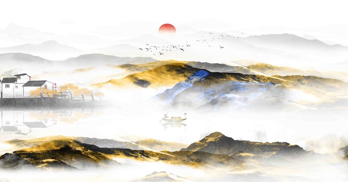 水墨山水
