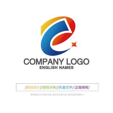 ZC字母图形logo