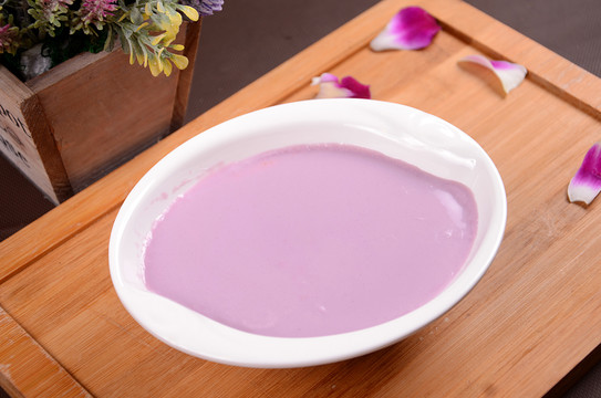 紫薯椰香汤