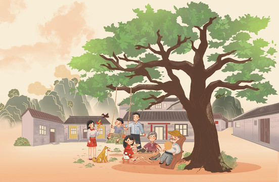 鄉(xiāng)村幸福一家人