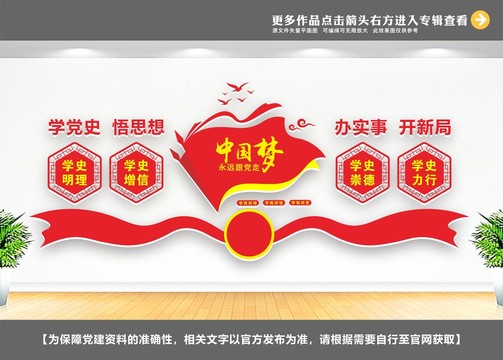 學(xué)黨史教育墻