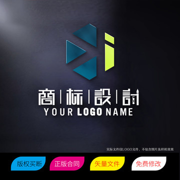 字母KI标志LOGO