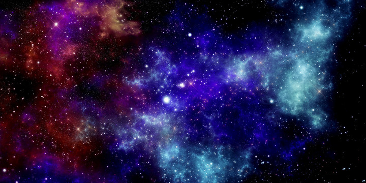 紫色星空