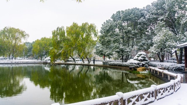 南方雪景