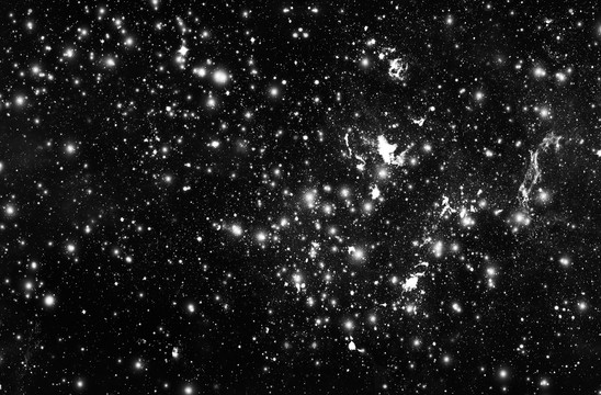 黑白星空