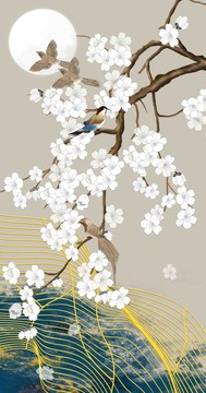手繪梅花