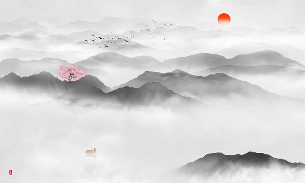 新中式山水