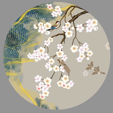 古典古風復古梅花