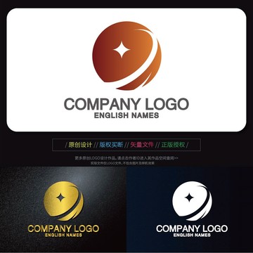 金融钱币LOGO设计