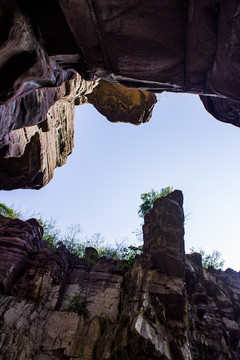 红石峡风光