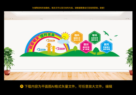 幼兒園文化墻