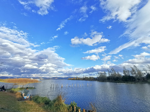 湖景