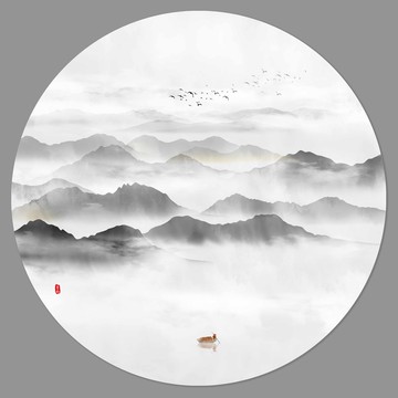 中式水墨畫