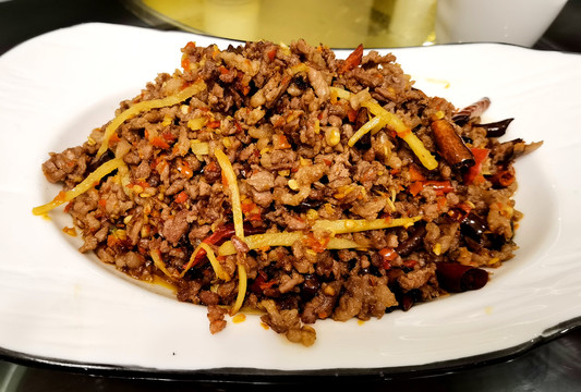 小炒牛肉沫