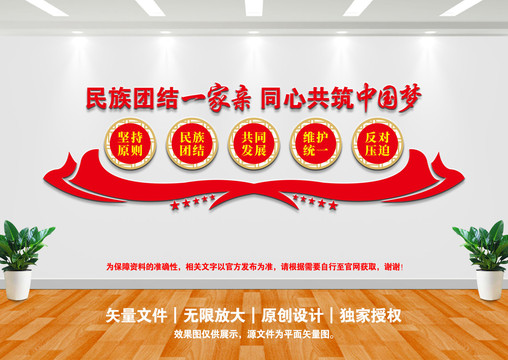 民族團(tuán)結(jié)文化墻