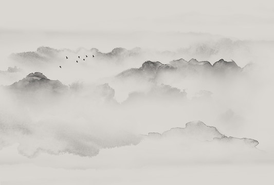 禪意水墨山水