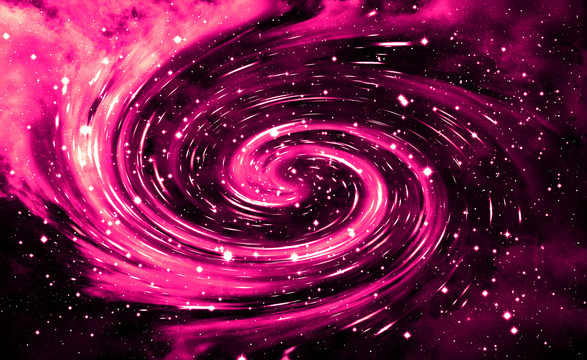 紅色浪漫星空