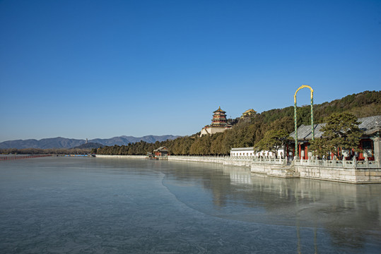 颐和园冬季风景