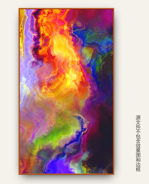 抽象油畫