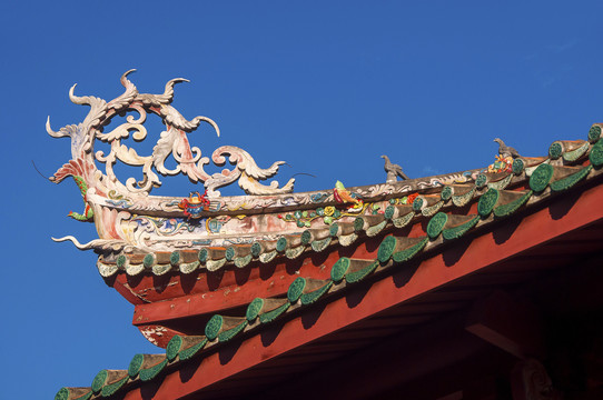 中式建筑屋檐屋顶特色