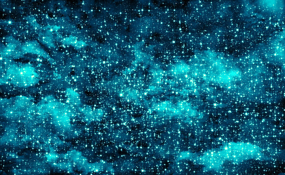 綠光星空