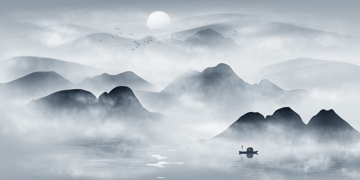 水墨山水