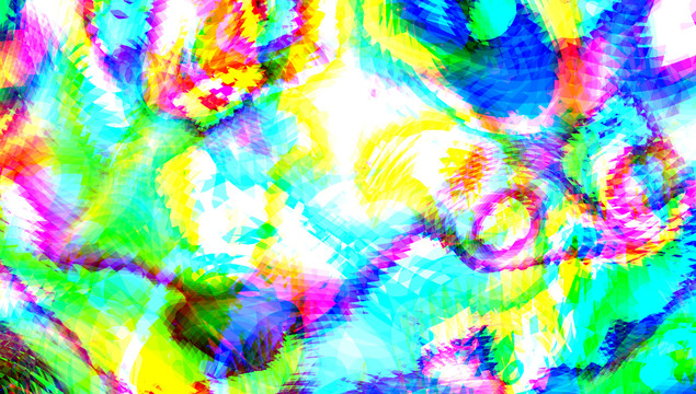 抽象黑白石根線條