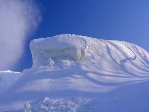 雪山积雪