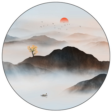 中式山水畫