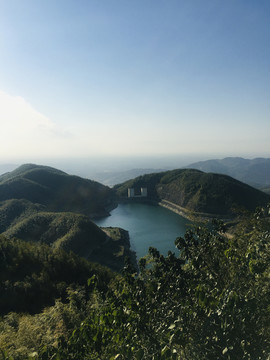 长沙黑麋峰大山水库湖泊