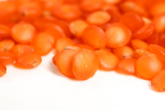 一堆甘肃红扁豆