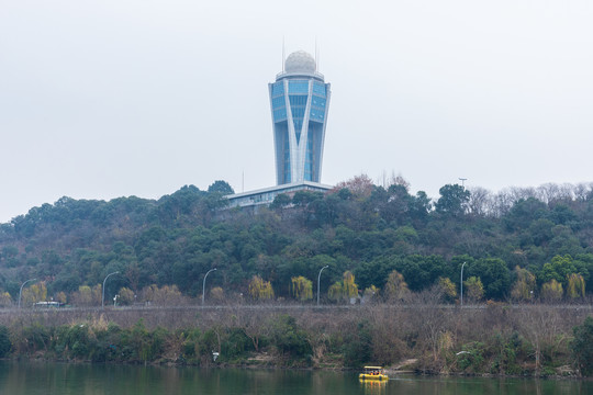 绵阳涪江和气象局地标建筑