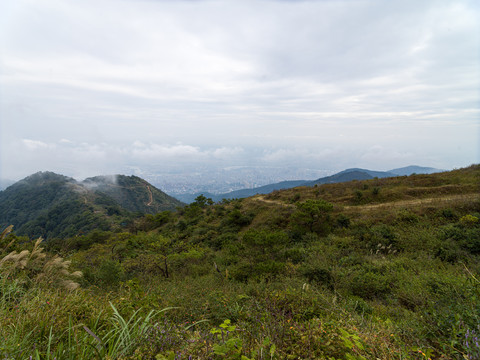 桂平玛丽山山顶风光