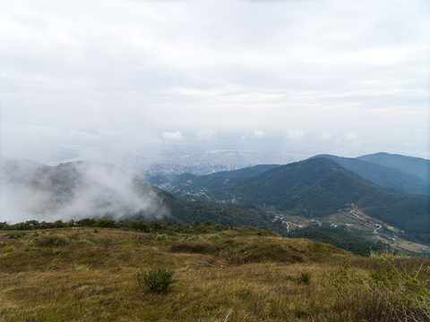 桂平玛丽山山顶风光