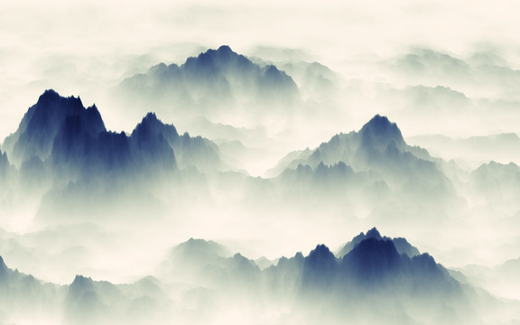 水墨山水畫
