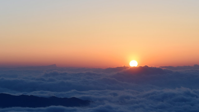 龙头山日出