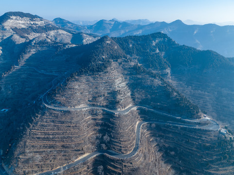 济南山区盘山路