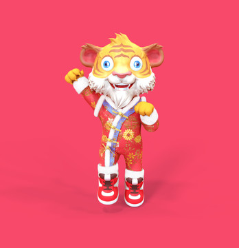 立體虎娃