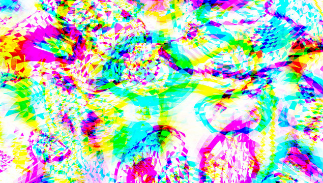 動(dòng)感條紋油彩水彩插畫
