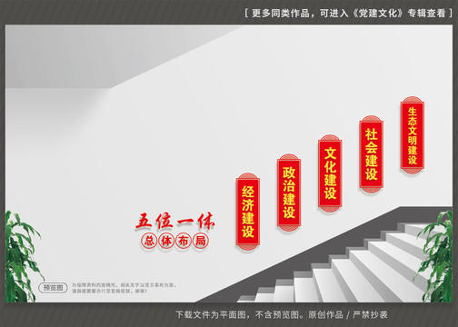 樓梯樓道五位一體文化墻