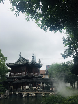上海豫园亭子