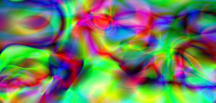 幻彩炫彩幾何線條圖案