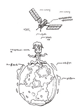 手绘外星人