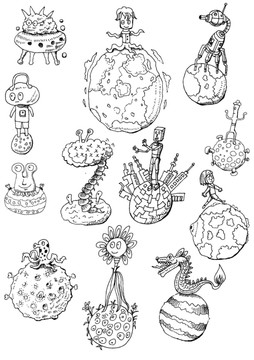 星球插畫