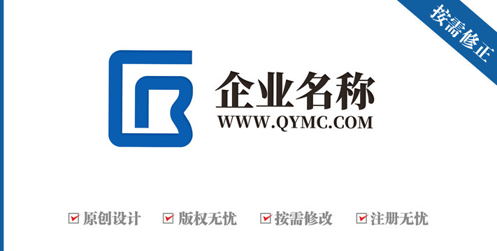 字母CR汉字匠建筑logo