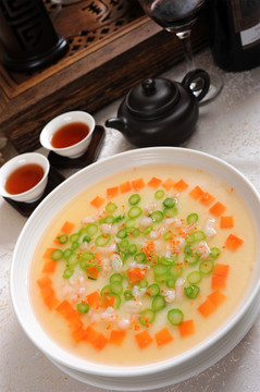 虾仁鹅肝豆腐