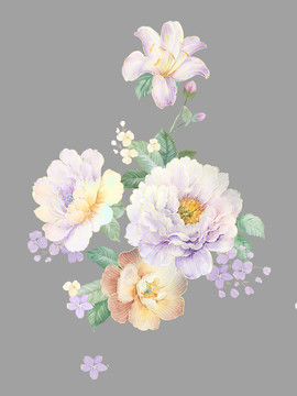 手繪花朵