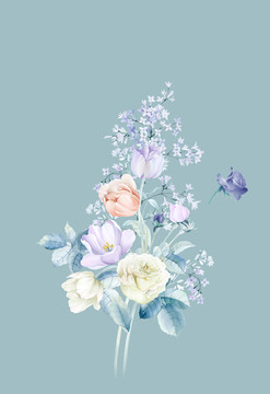 手繪花朵