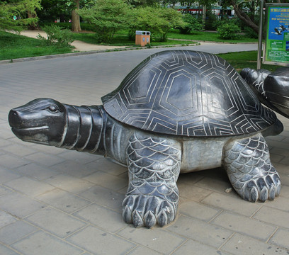 乌龟石雕